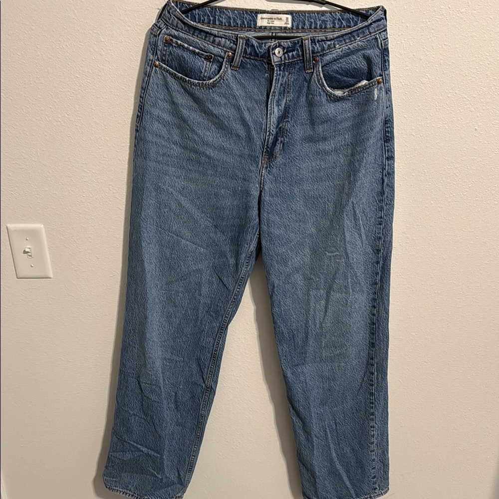 Abercrombie & Fitch High Rise Blue Jeans
